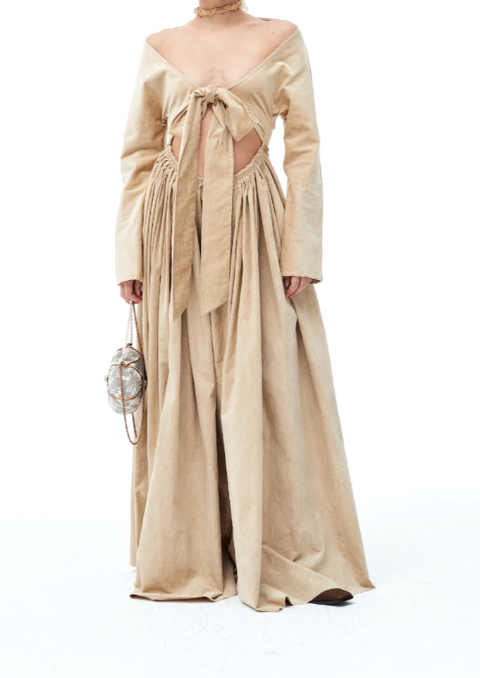 Corduroy Boat Neck Smock Dress – Atomicfield