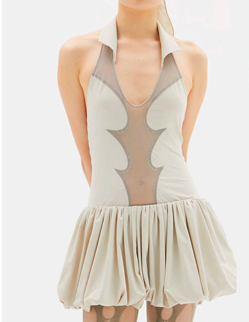 Thorn Combo Sport Bubble Minidress