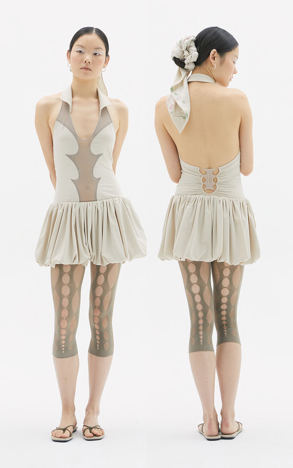 Thorn Combo Sport Bubble Minidress