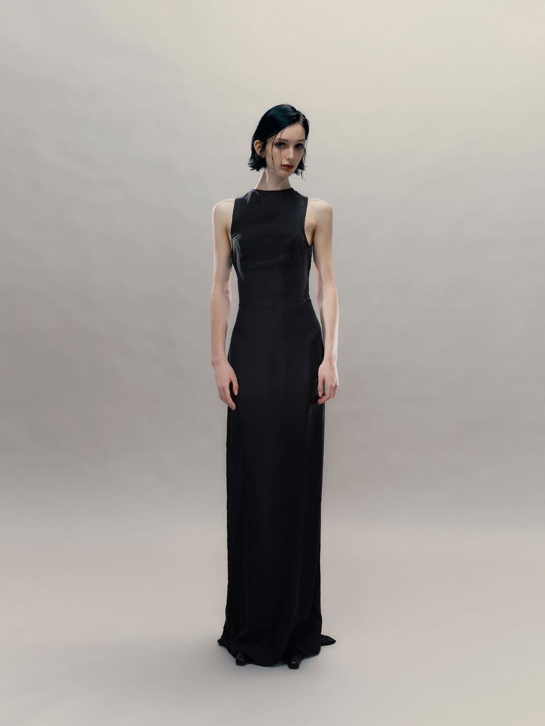 Backless Halter Dress