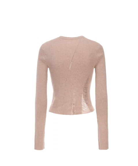Knit Destruction Top (Oatmeal)