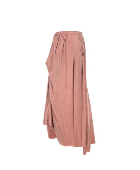 Lotus Root Pink Copper Ammonia Half Skirt