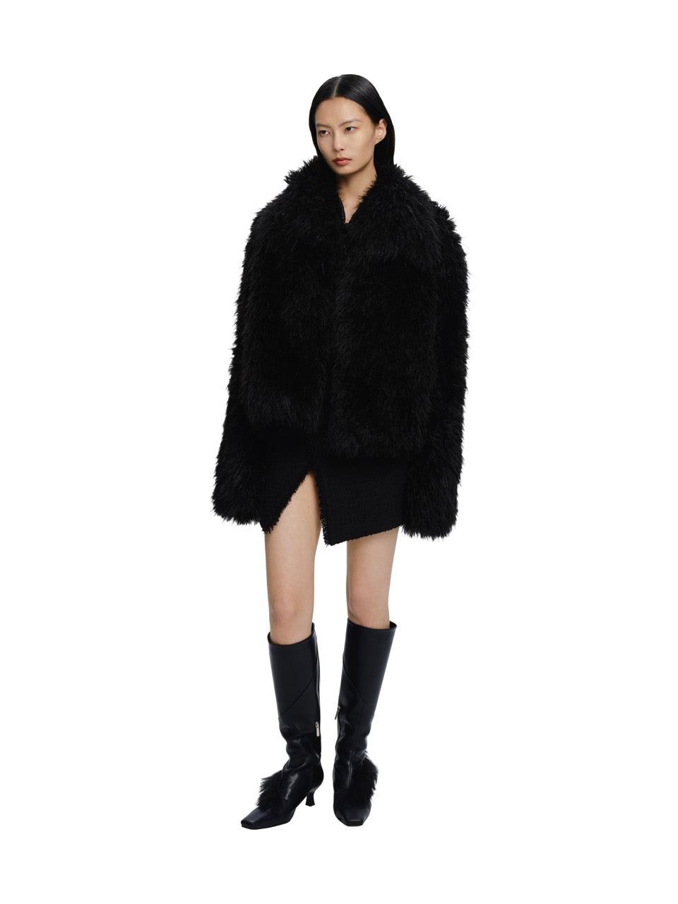 Long Faux Fur Coat