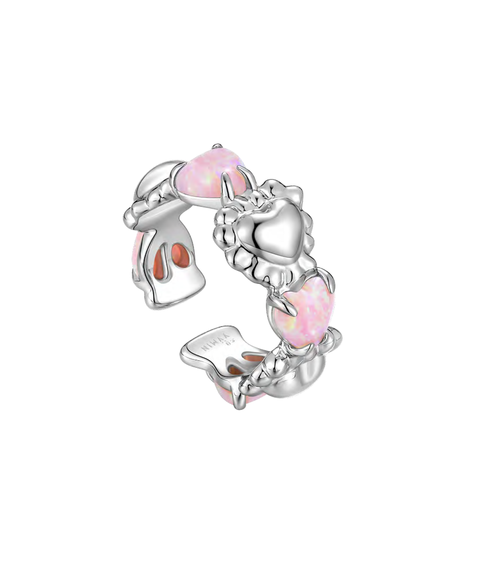 Pink Dream Opal Wreath Earring