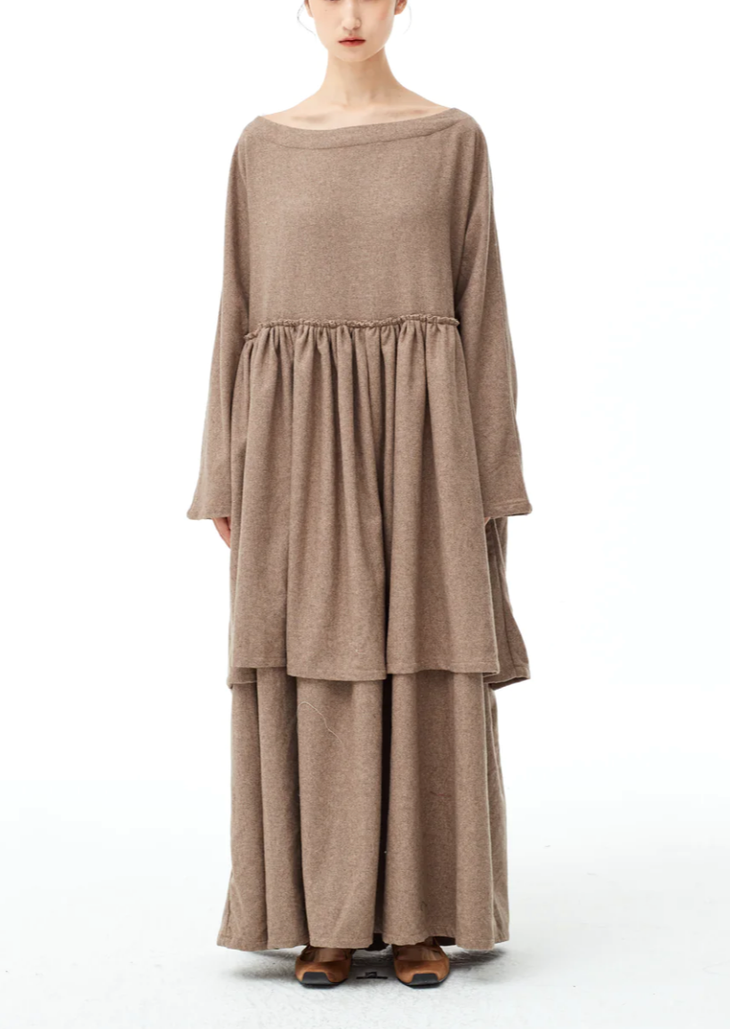 Wool Layered Dress