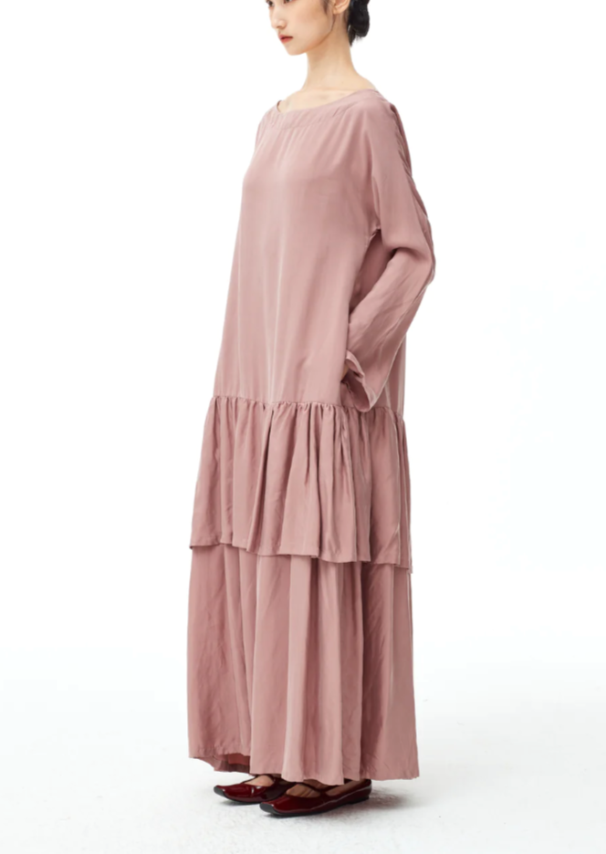 Cupro Silk Doll Dress