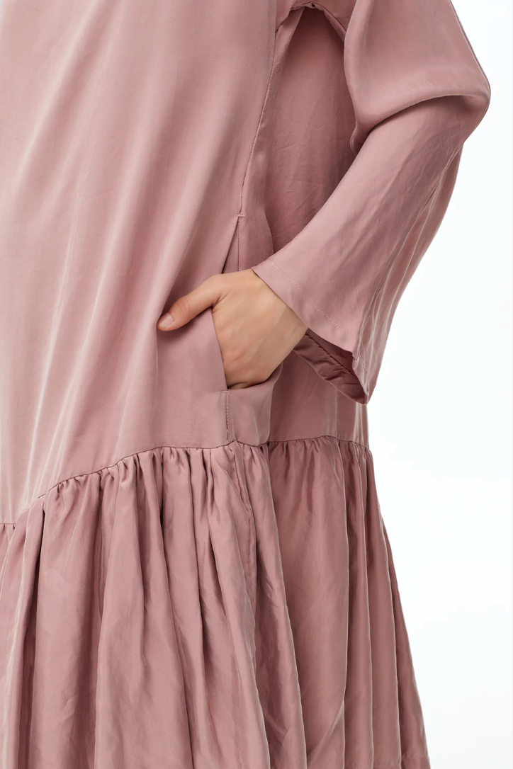Cupro Silk Doll Dress