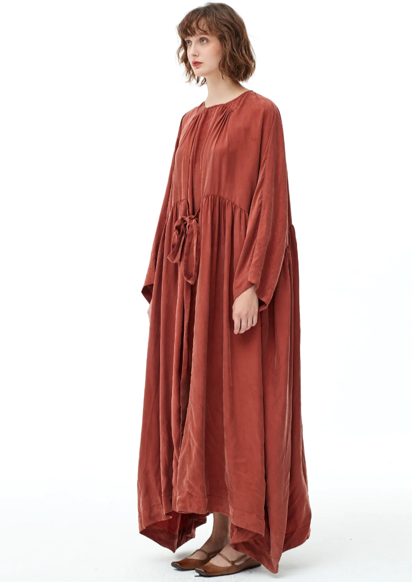Cupro Silk Floating Dress