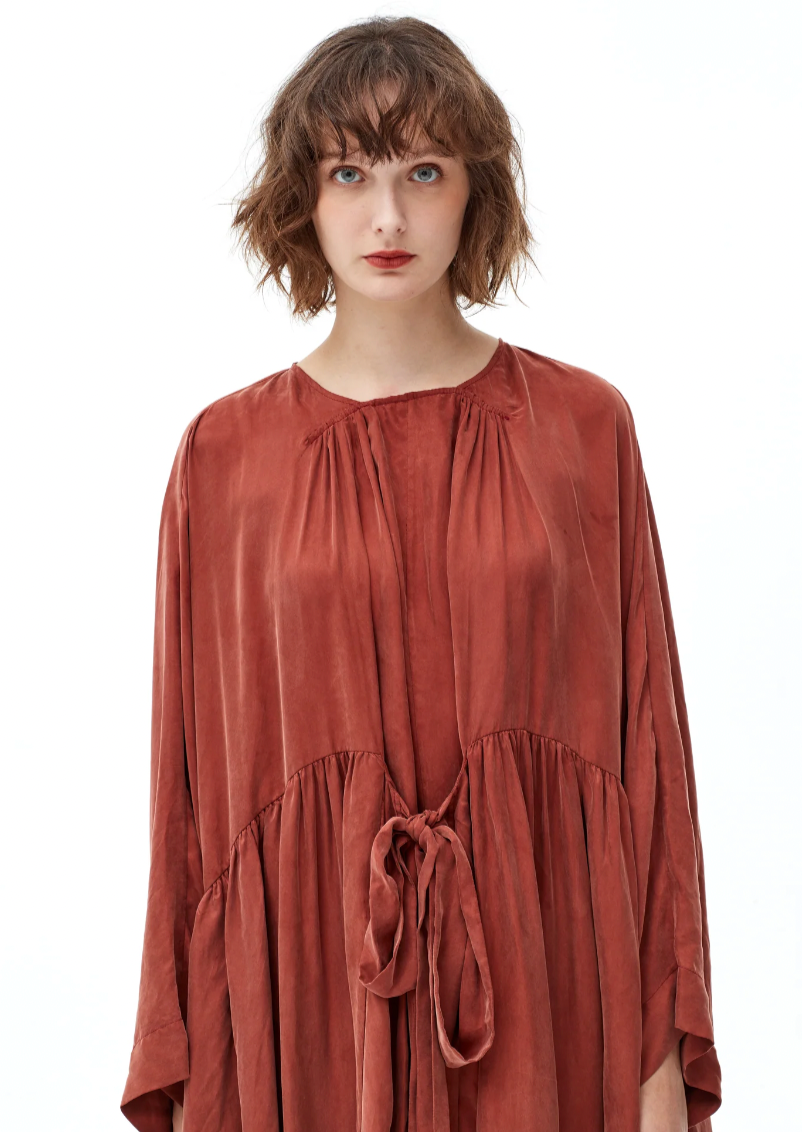 Cupro Silk Floating Dress