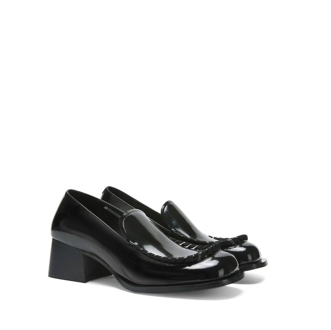 Block Loafers (Spiral Cord Black)