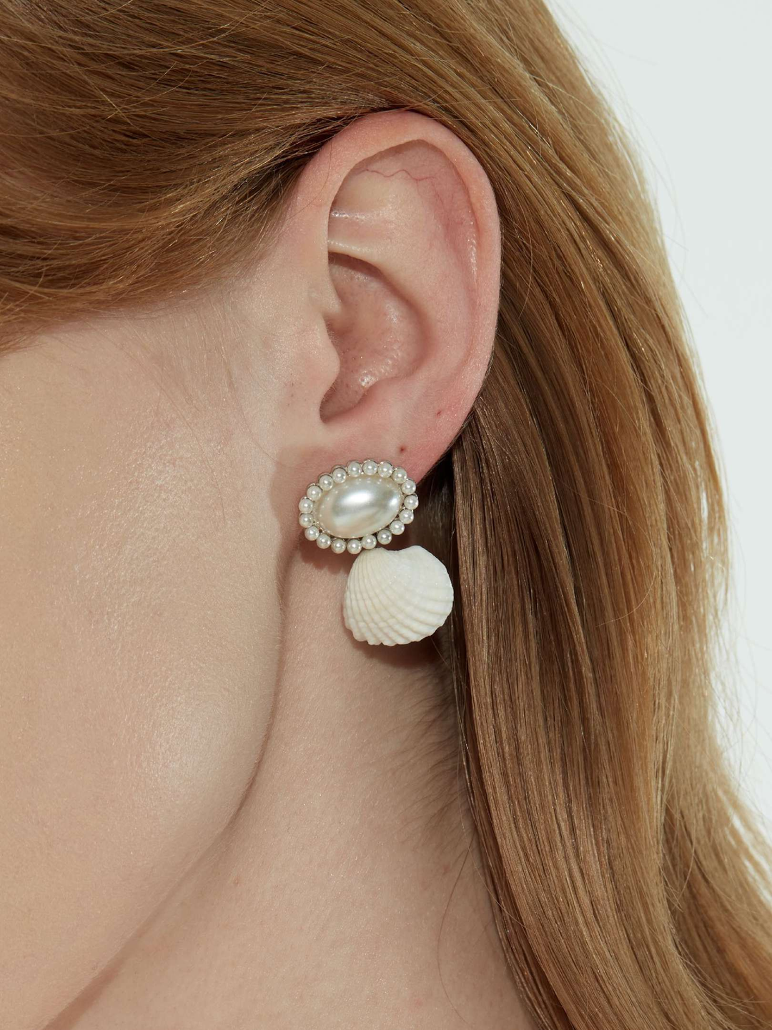 Natural Mother of Pearl Shell Earrings