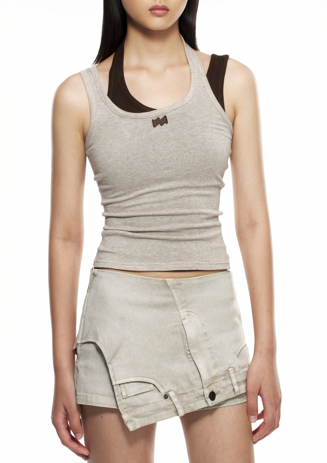 Layered Dislocation Tank Top