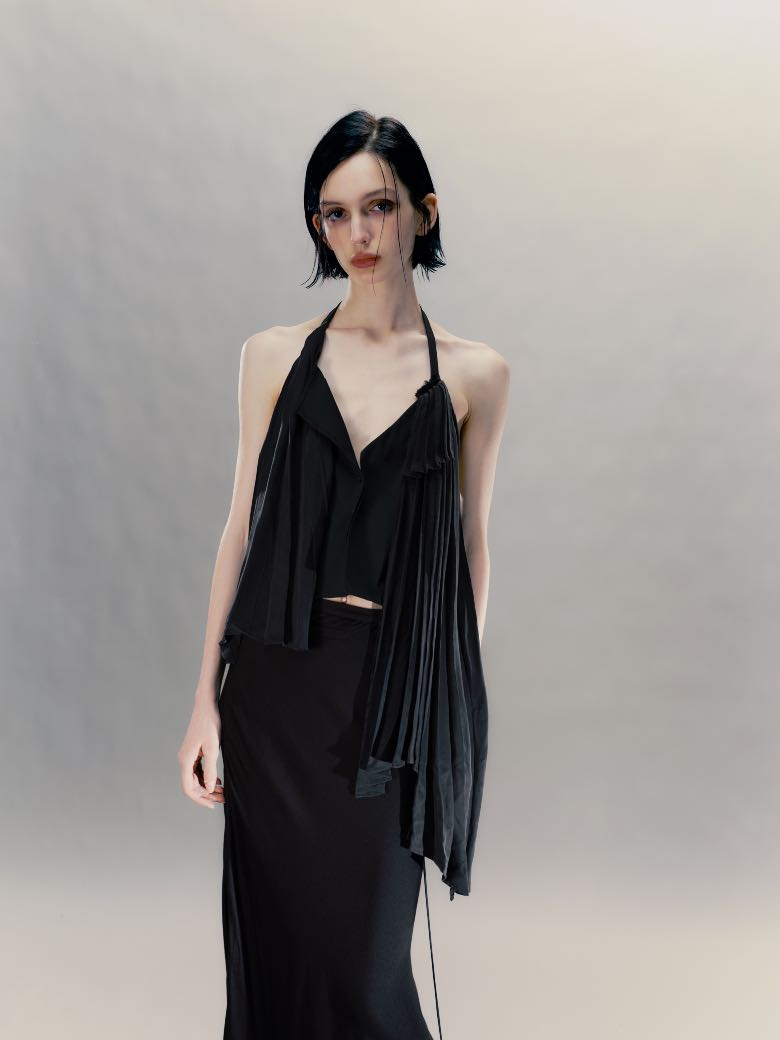 Irregular Double Layer Vest Top