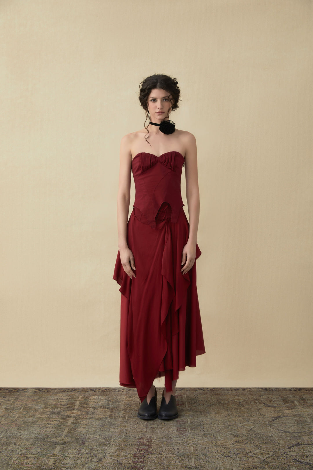 Ruched Tube Top