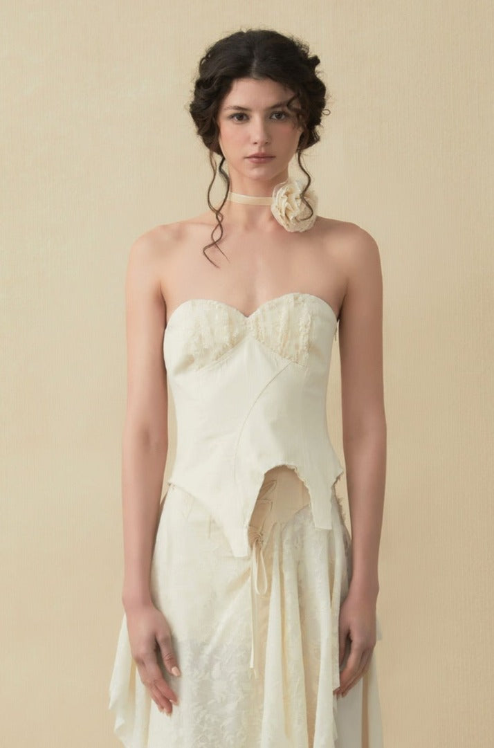 Ruched Tube Top
