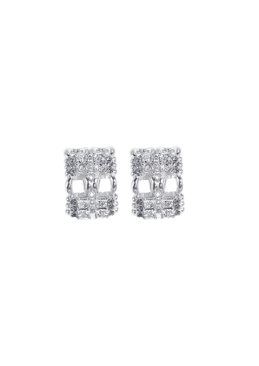 Double Carat Diamond Stud Earrings