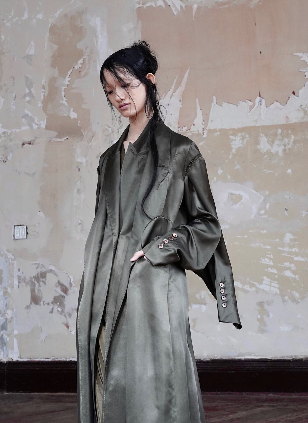 Poetry Coat Olive （pre-order）