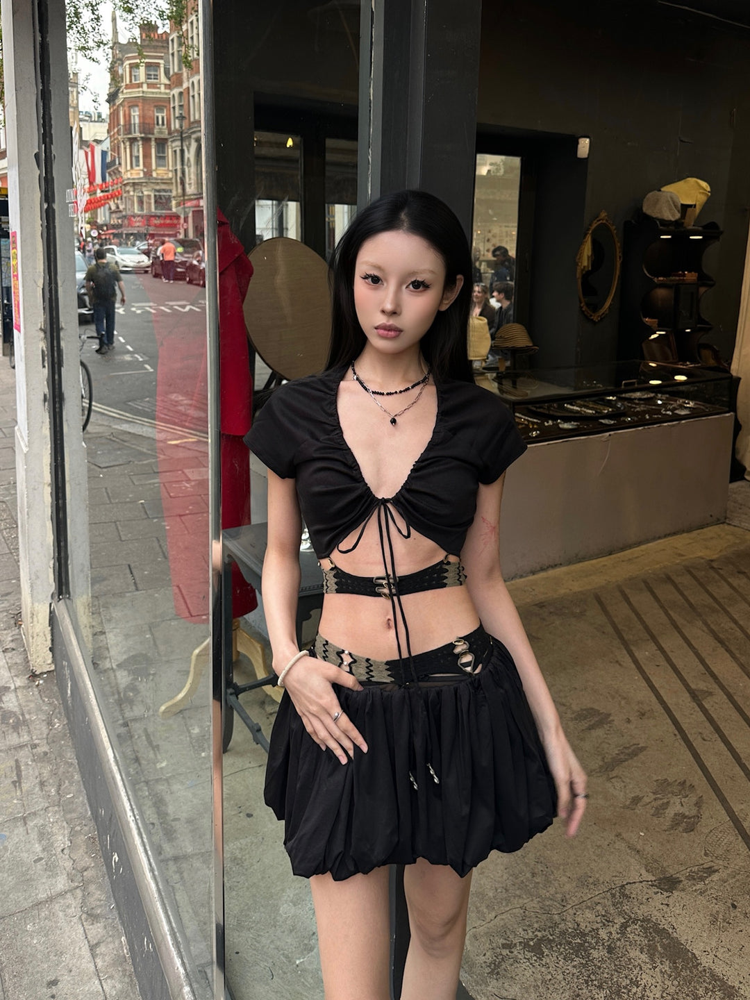 Ripple Combo Crop Top