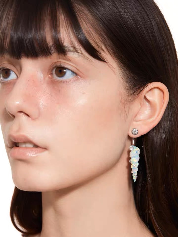 Spiral Stud Earring
