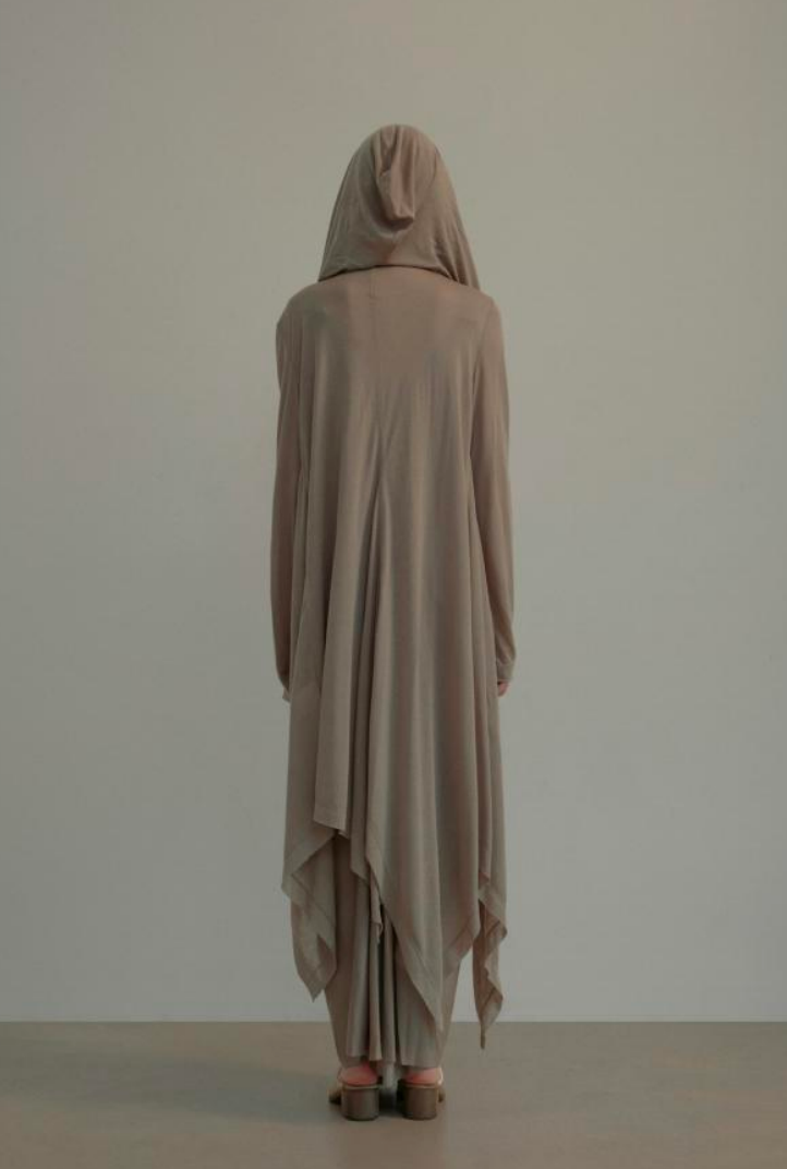 Pleated Knitted Maxi Dress