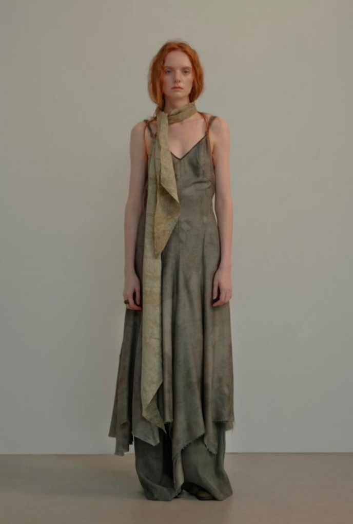 Slanted Lapel High Waisted Wide Leg Trouser