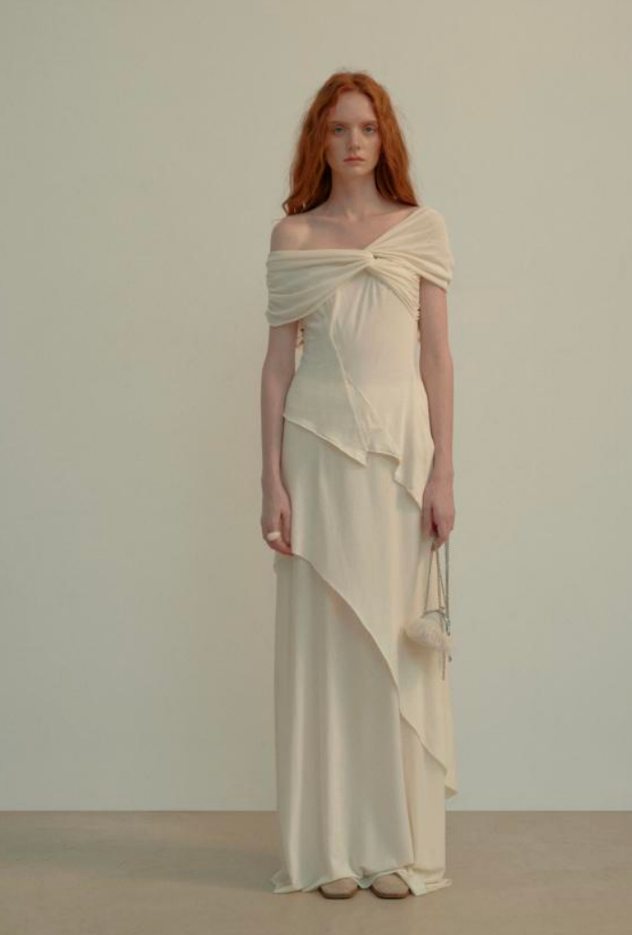 Twisted One-Shoulder Top