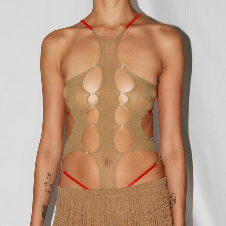 Sheer String Bodysuit