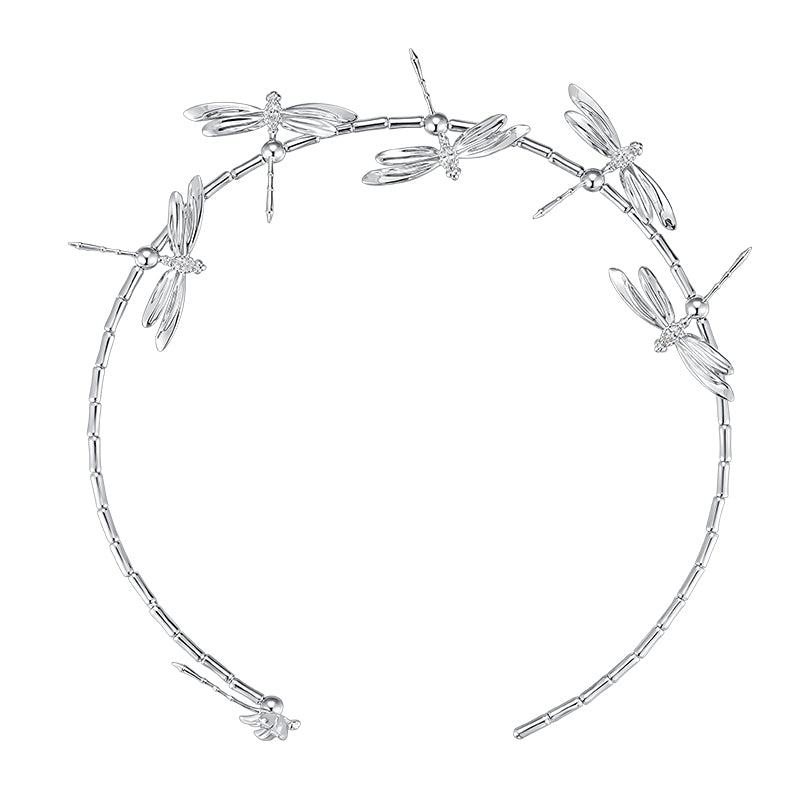 Dragonfly Wrap Around Beaded Collar