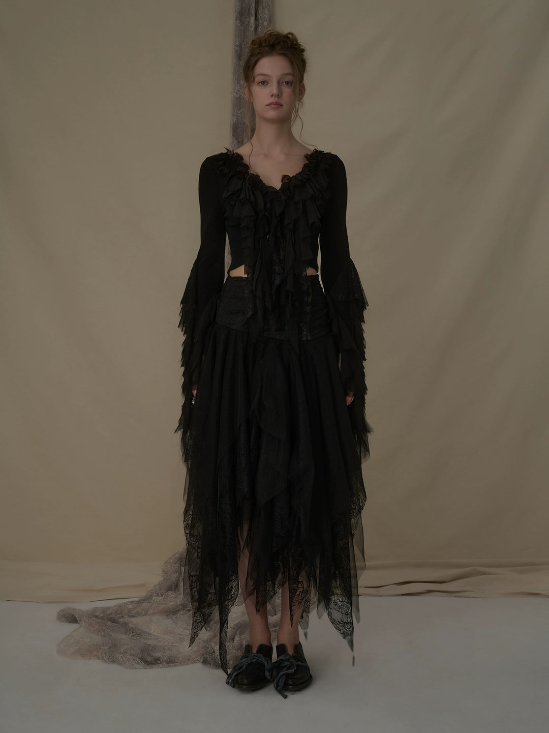Wool Lace Lace Top