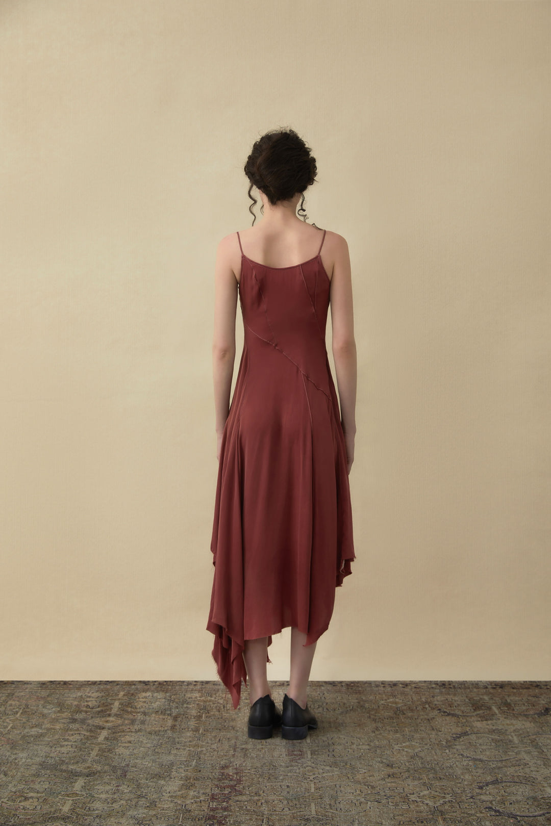 Deep Red Halter Dress