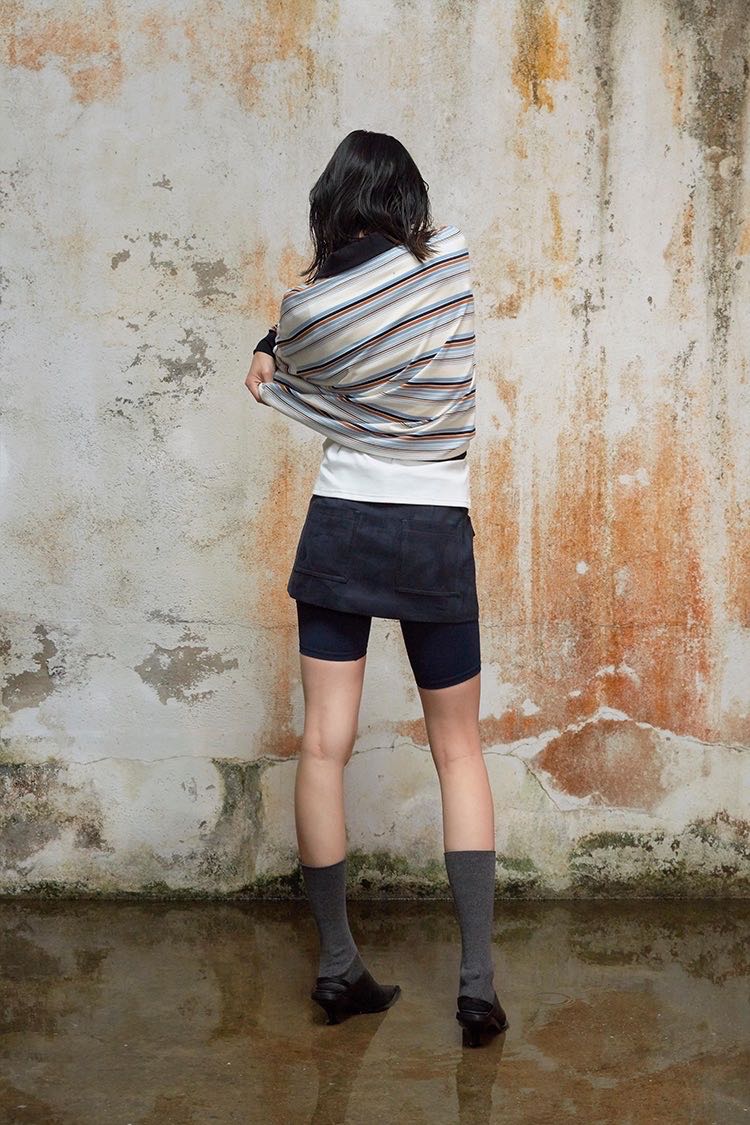 Bib Pockets Mini Cargo Skirt