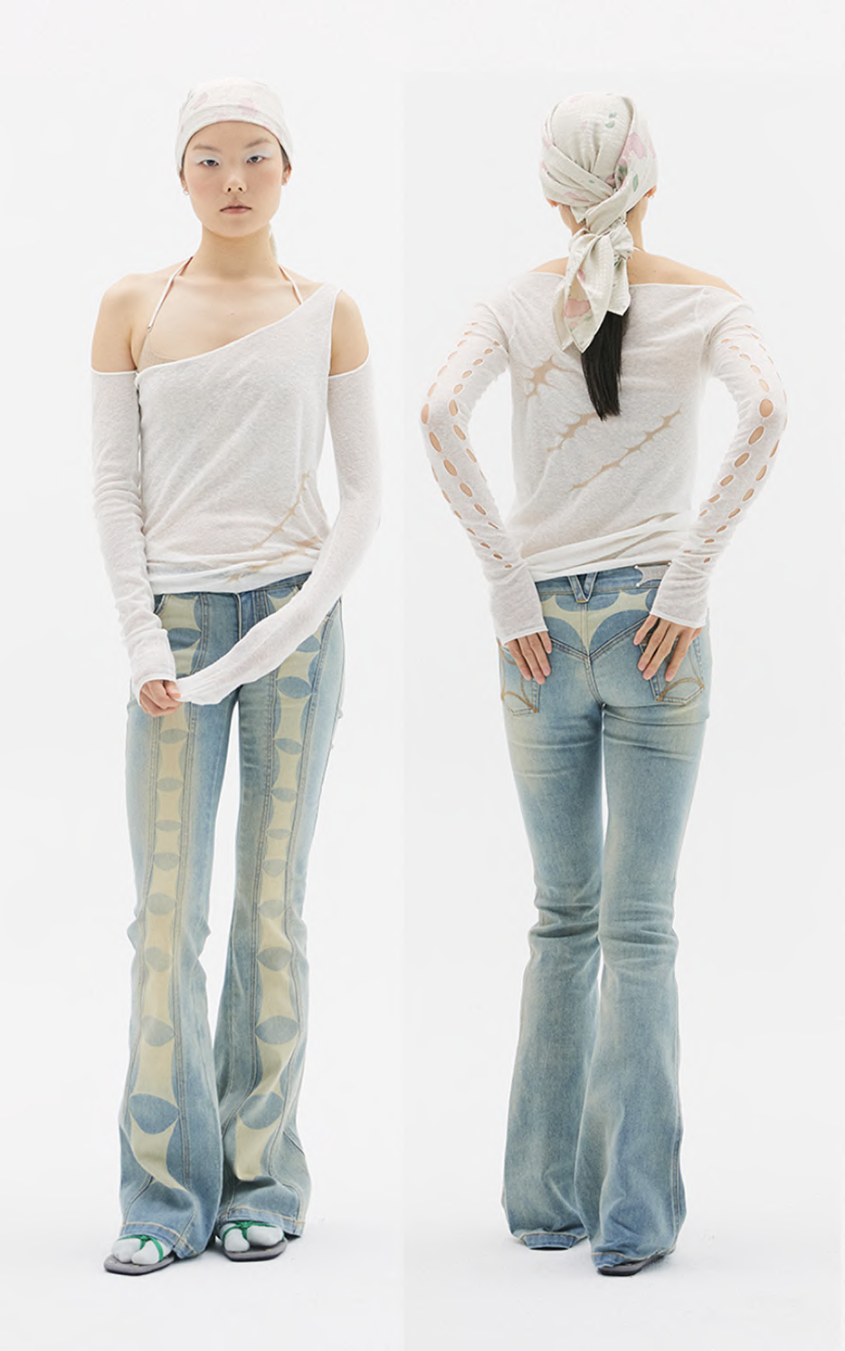 Thorn Intarsia Long-Sleeve T- shirt