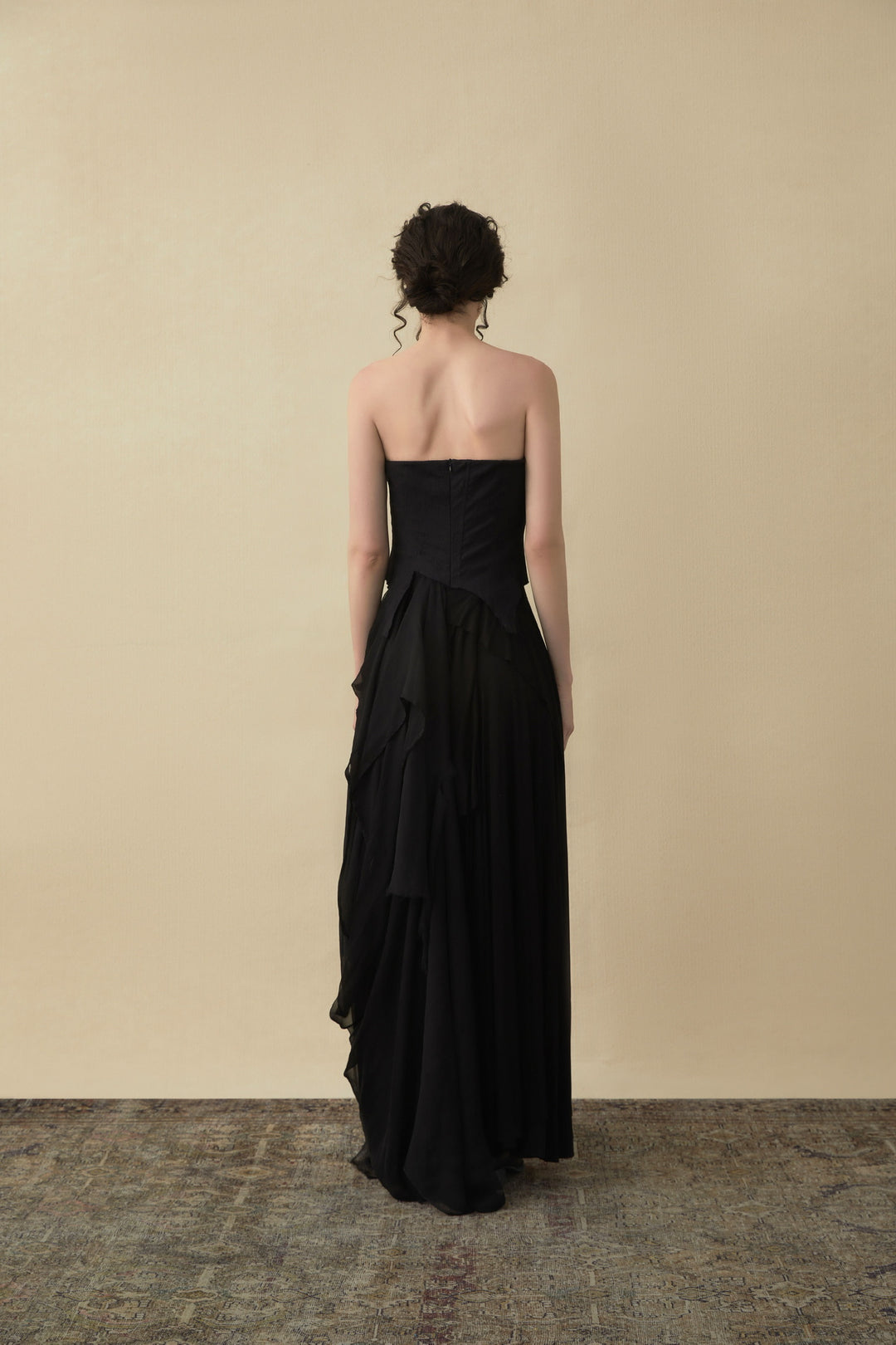Strapless Patchwork Dress