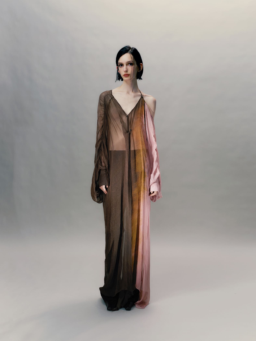 Asymmetric One-Shoulder Shirt Dress