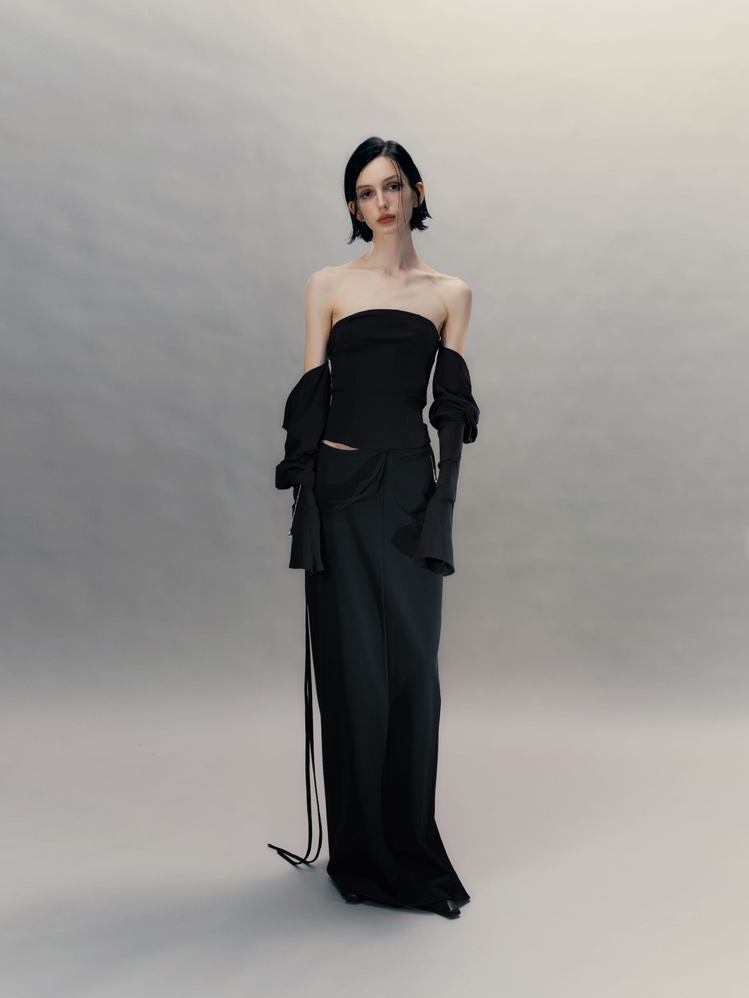 Wide Sleeve Bustier