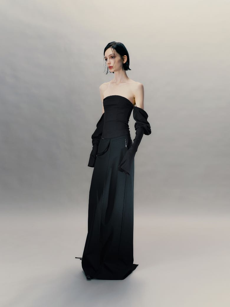 Wide Sleeve Bustier