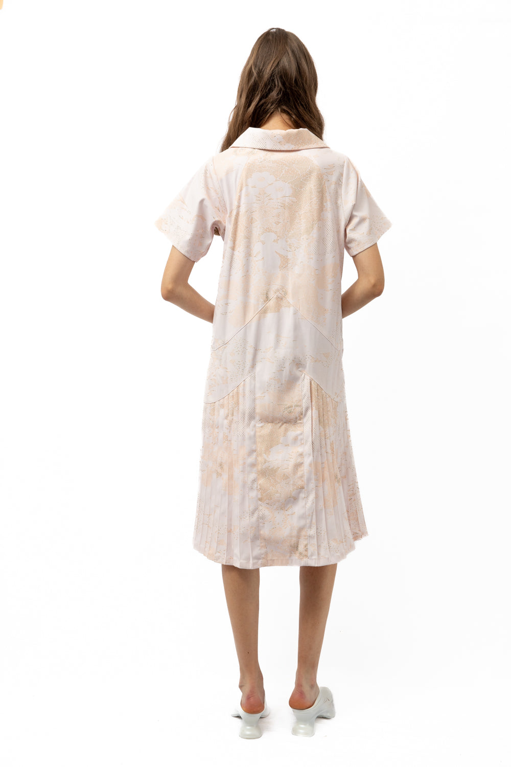 Love Lace Pleated Uniform Short Sleeve Dress