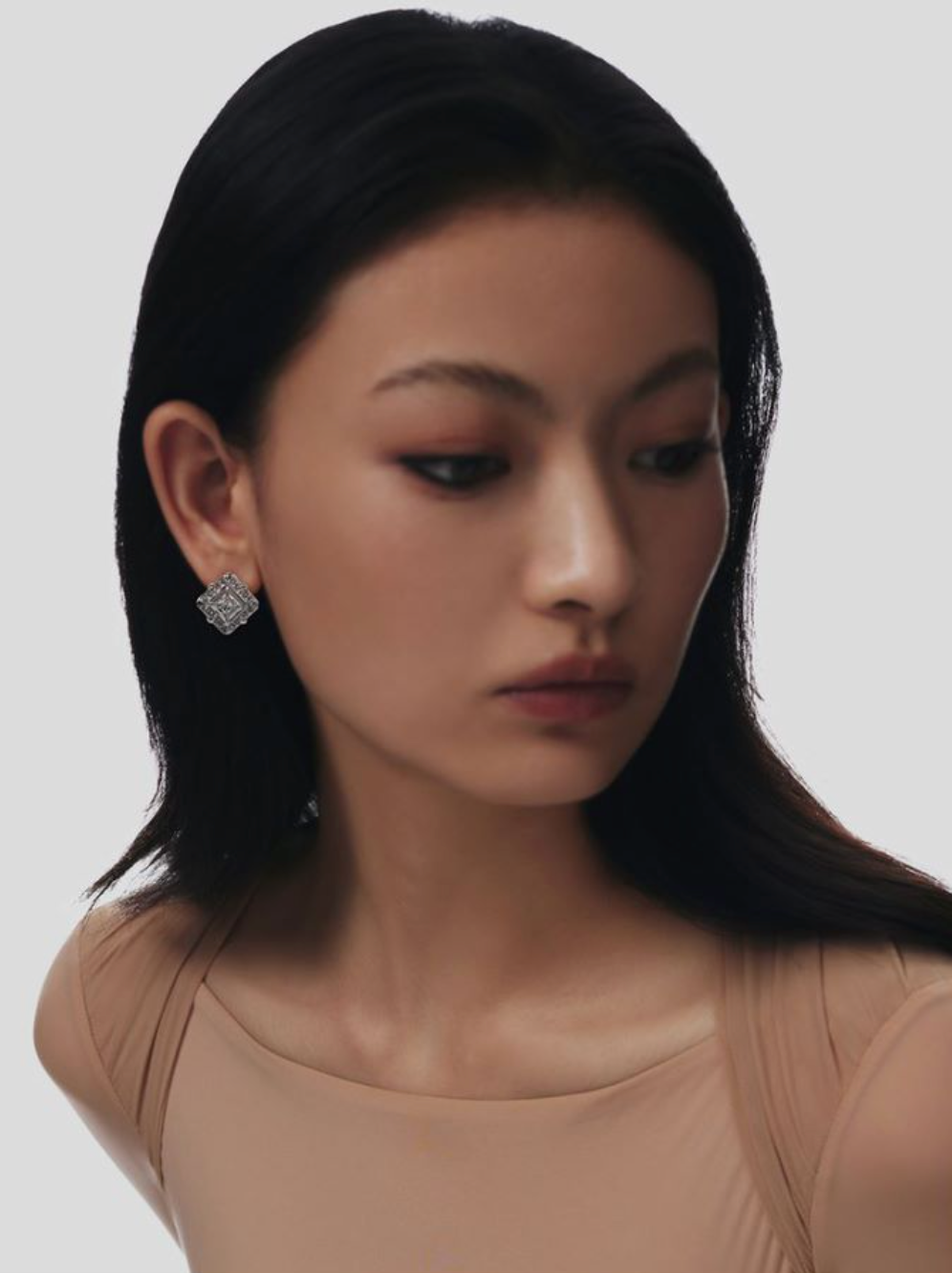 Double Carat Diamond Earrings