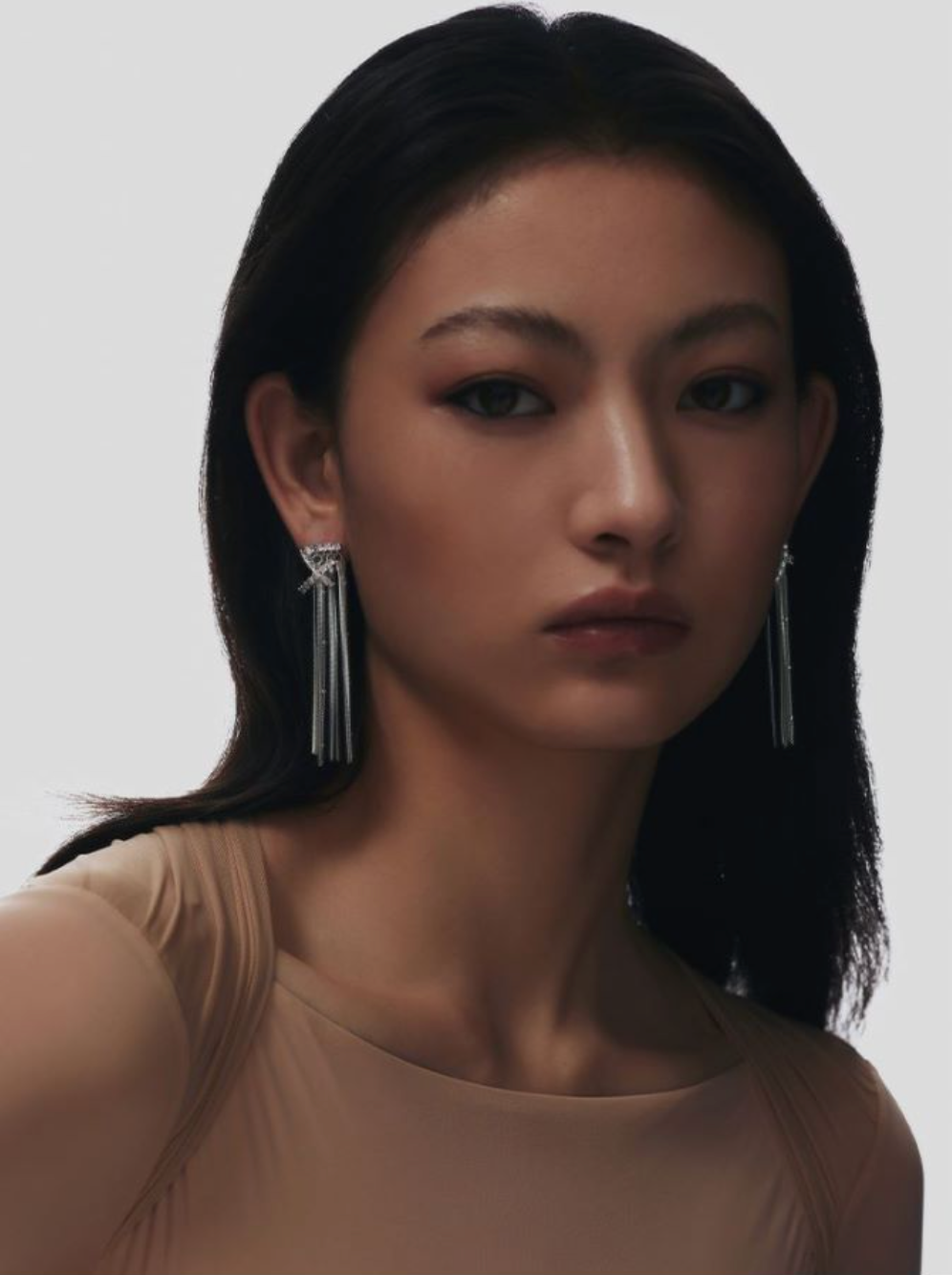 Carat Pave Tassel Earrings